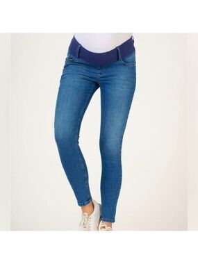 Mavi Maternity Skinny Jeans Blue, size 26/32
